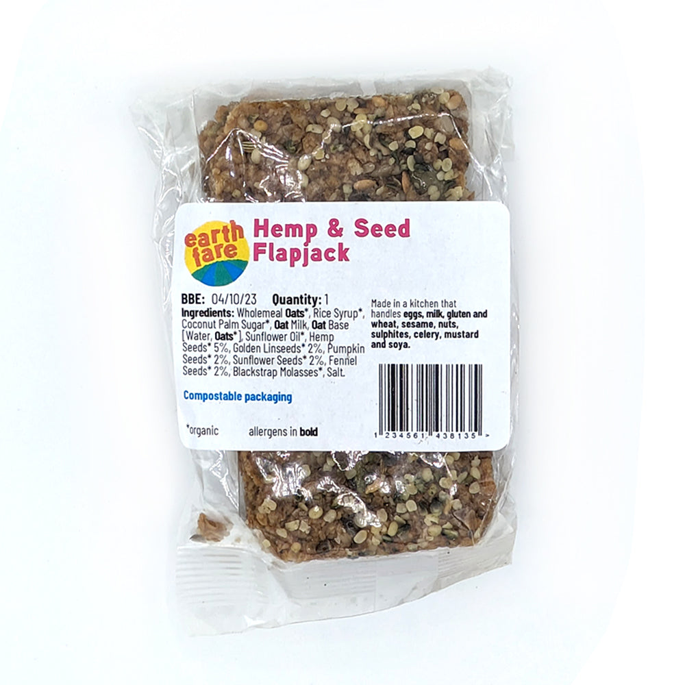 Earthfare Hemp & Seed Flapjack