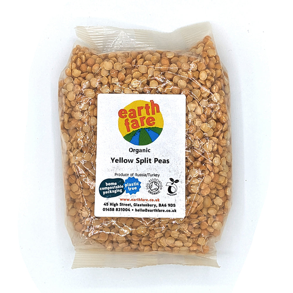 Earthfare Own Organic Yellow Split Peas 500G