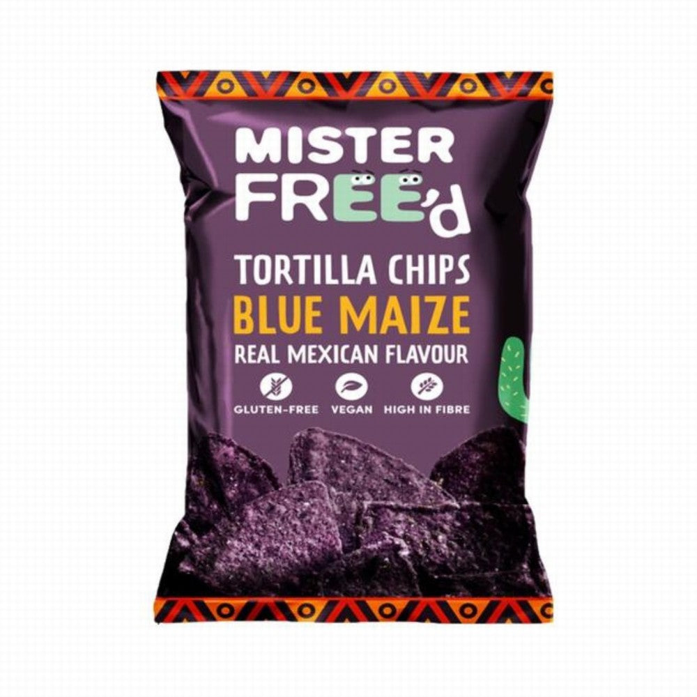 Mister Free'd Tortilla Chips With Blue Corn