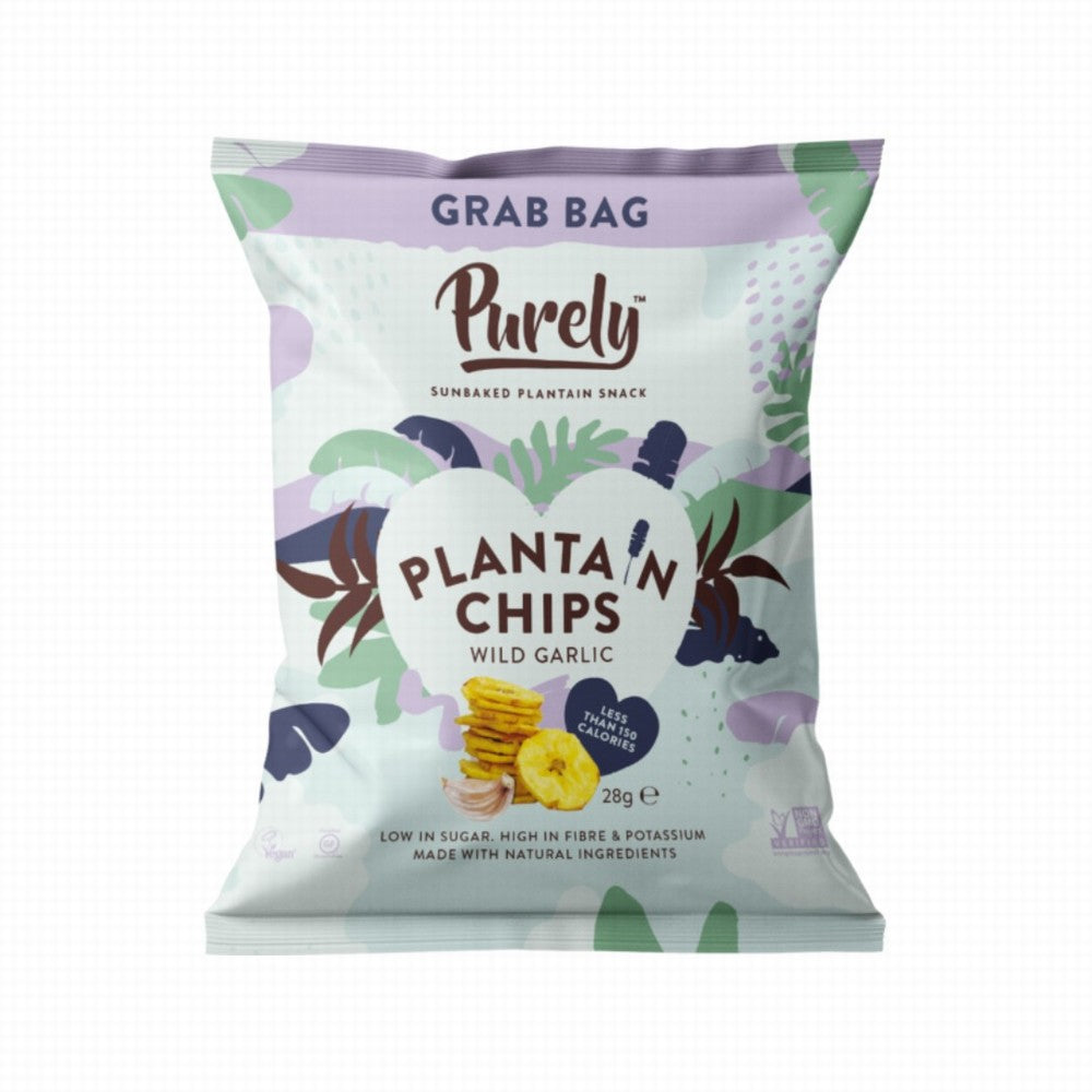 Purely Chips Wild Garlic 28G