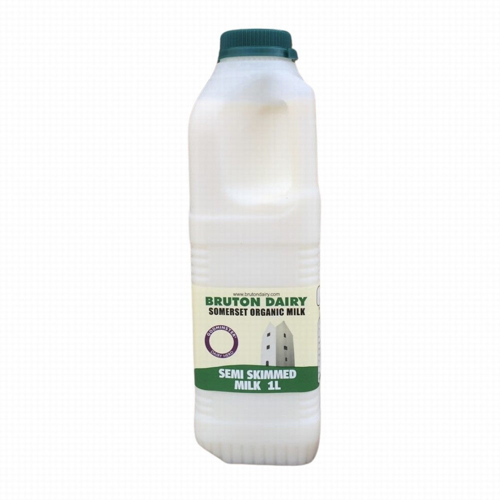 Bruton Dairy Organic Milk Semi Skimmed 1Lt