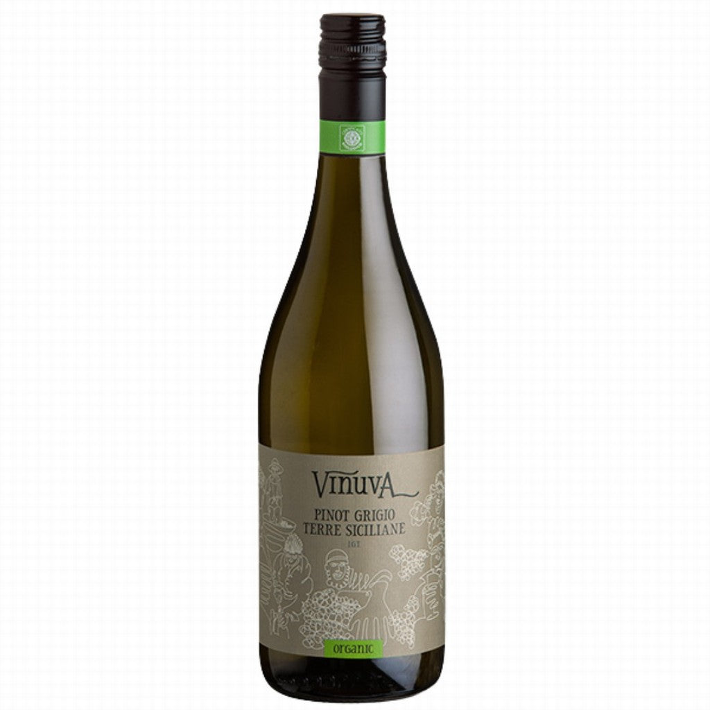 Vinuva Organic Pinot Grigio, Igt Terre Siciliane 75Cl