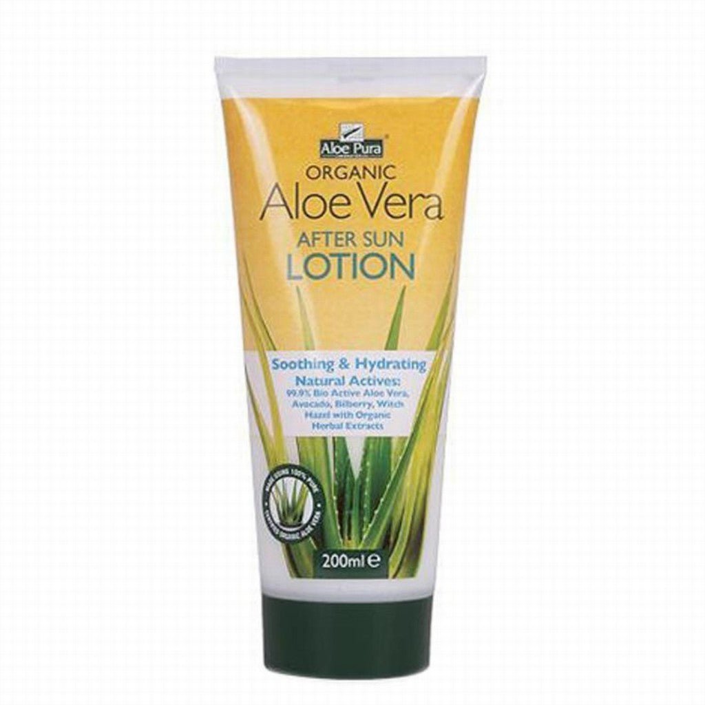 Aloe Pura Organic Aloe Vera After Sun Lotion 200ml - Earthfare Supermarket - 5029354002695