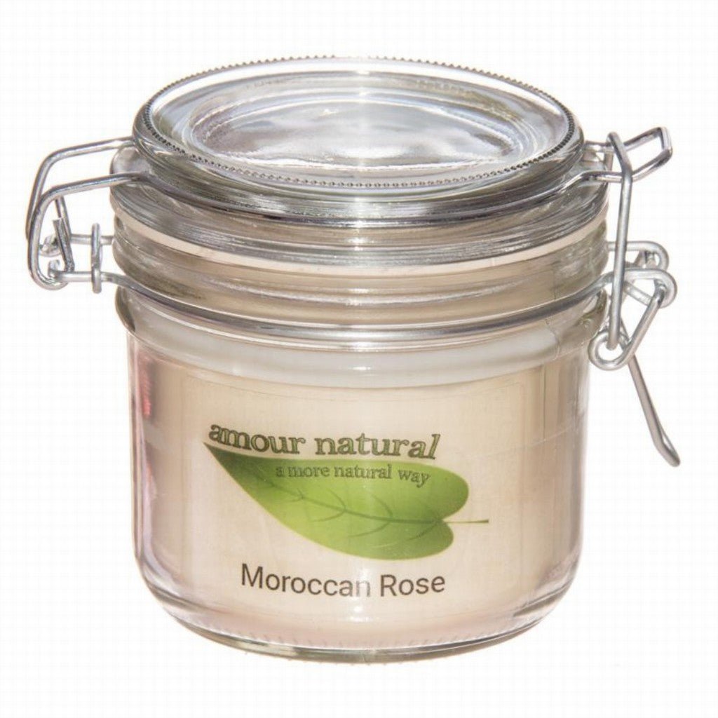 Amour Natural Candle Attar Rose - Earthfare Supermarket - 5060337354059