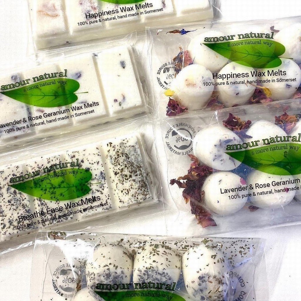 Amour Natural Lavender And Rose Wax Melts - Earthfare Supermarket - 5060337356213