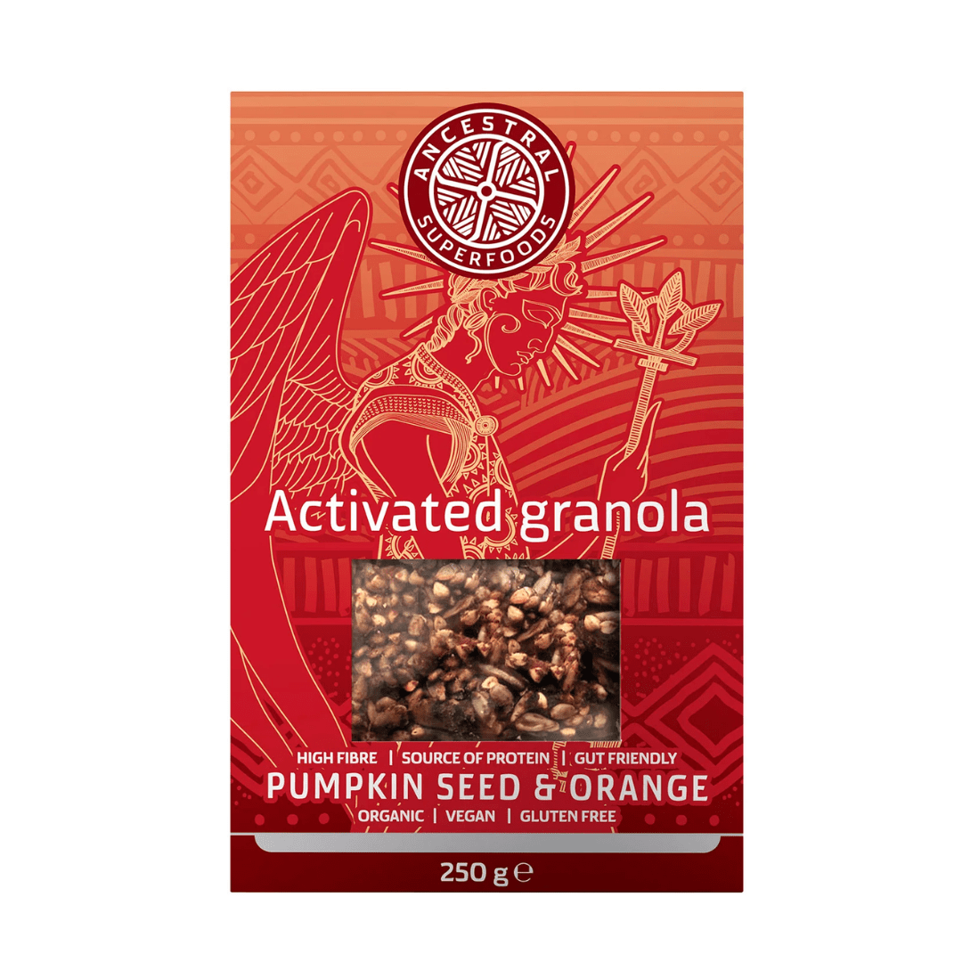 Ancestral Superfoods Activated Granola Pumpkin Seed & Orange 250 - Earthfare Supermarket -