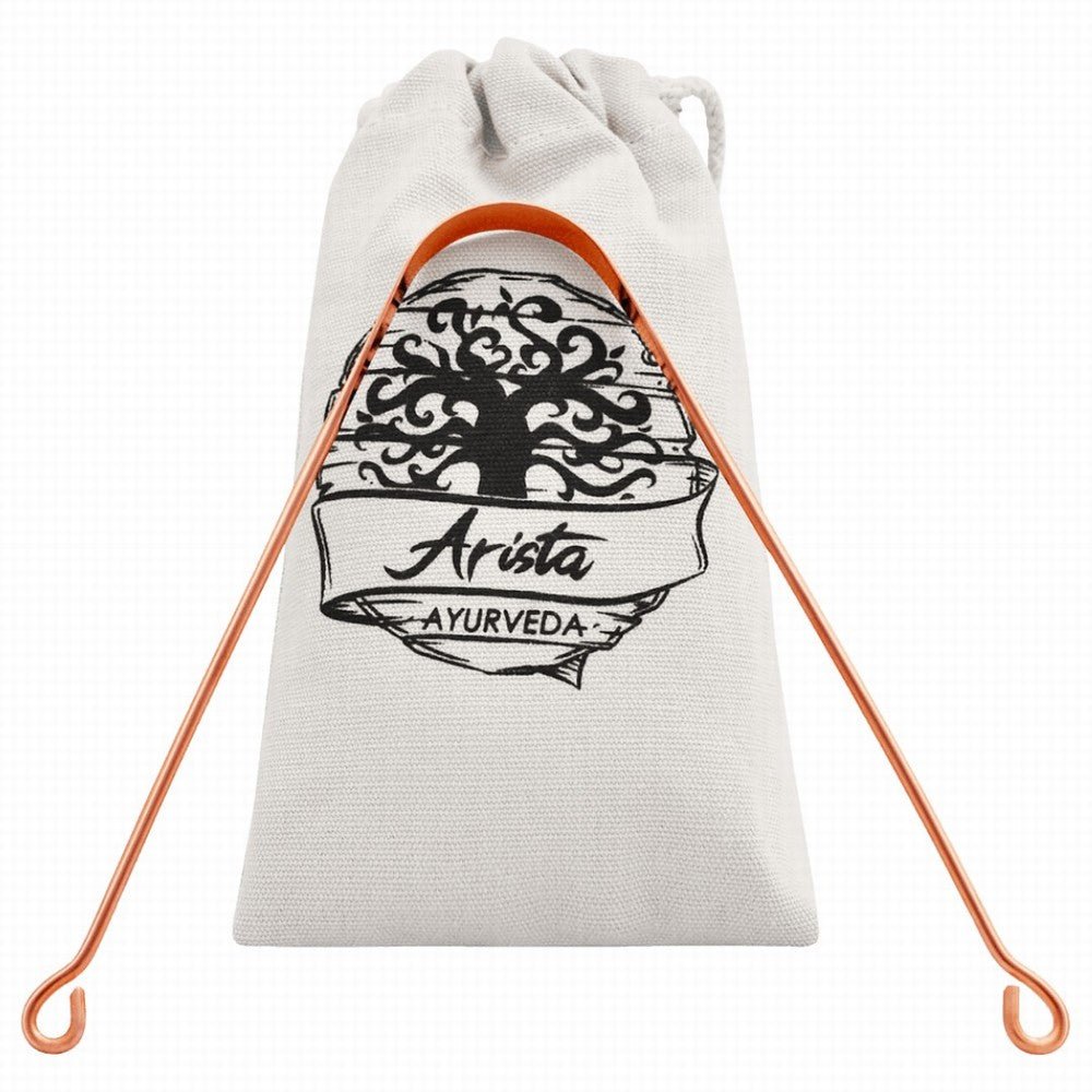 Arista Copper Tongue Scraper - Earthfare Supermarket - 5430000934435