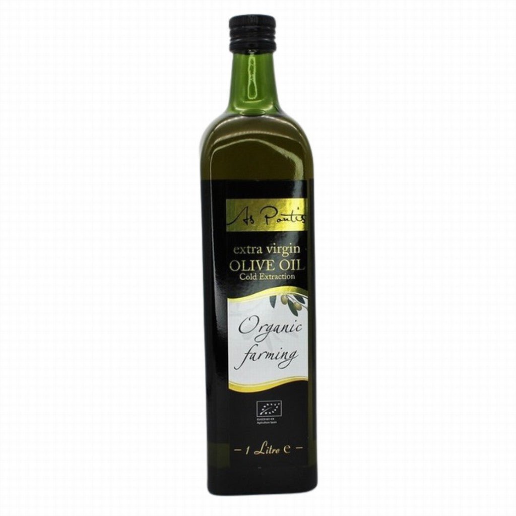 Aspontis Organic Spanish Extra Virgin Olive Oil 1Ltr - Earthfare Supermarket - 8437010399435