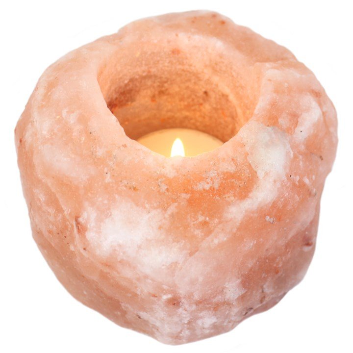 Avalon Himalayan Salt Medium Tealight Holder - Earthfare Supermarket - 5055581614387