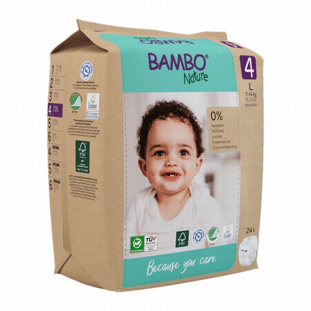 Bambo Nature Eco - Nappy Size 4 - Earthfare Supermarket - 5703538465048