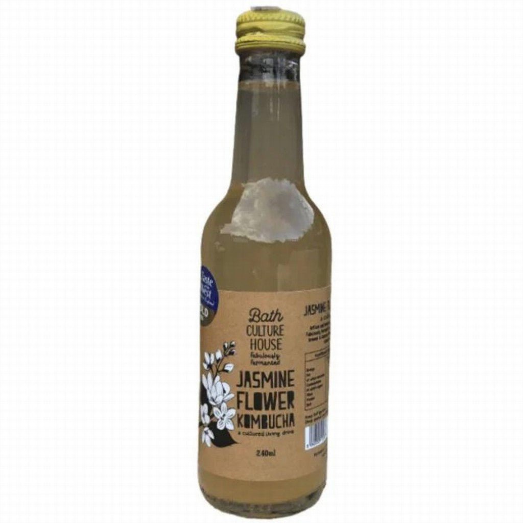 Bath Culture House Jasmine Flower Kombucha 240Ml - Earthfare Supermarket - 5060725110137