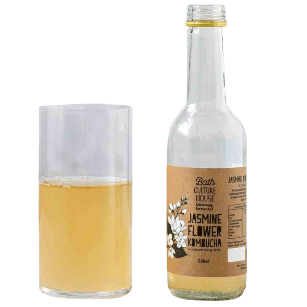 Bath Culture House Jasmine Flower Kombucha 500ML - Earthfare Supermarket - 5060725110144