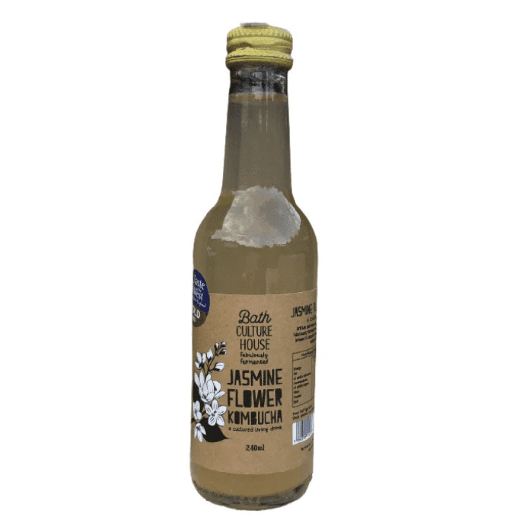 Bath Culture House Jasmine Flower Kombucha 500ML - Earthfare Supermarket - 5060725110144