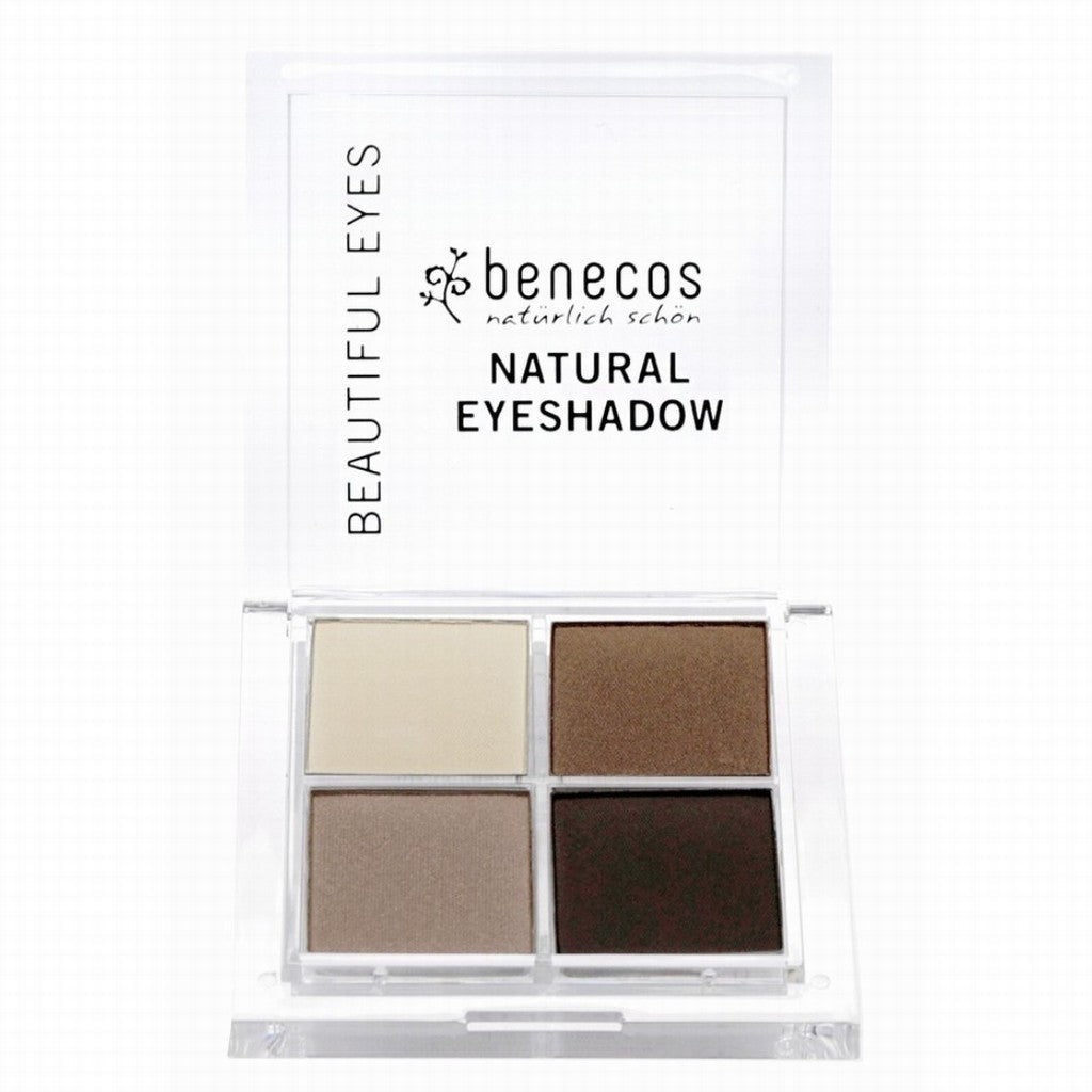 Benecos Natural Quattro Eyeshadow (Coffee & Cream) - Earthfare Supermarket - 4260198091587