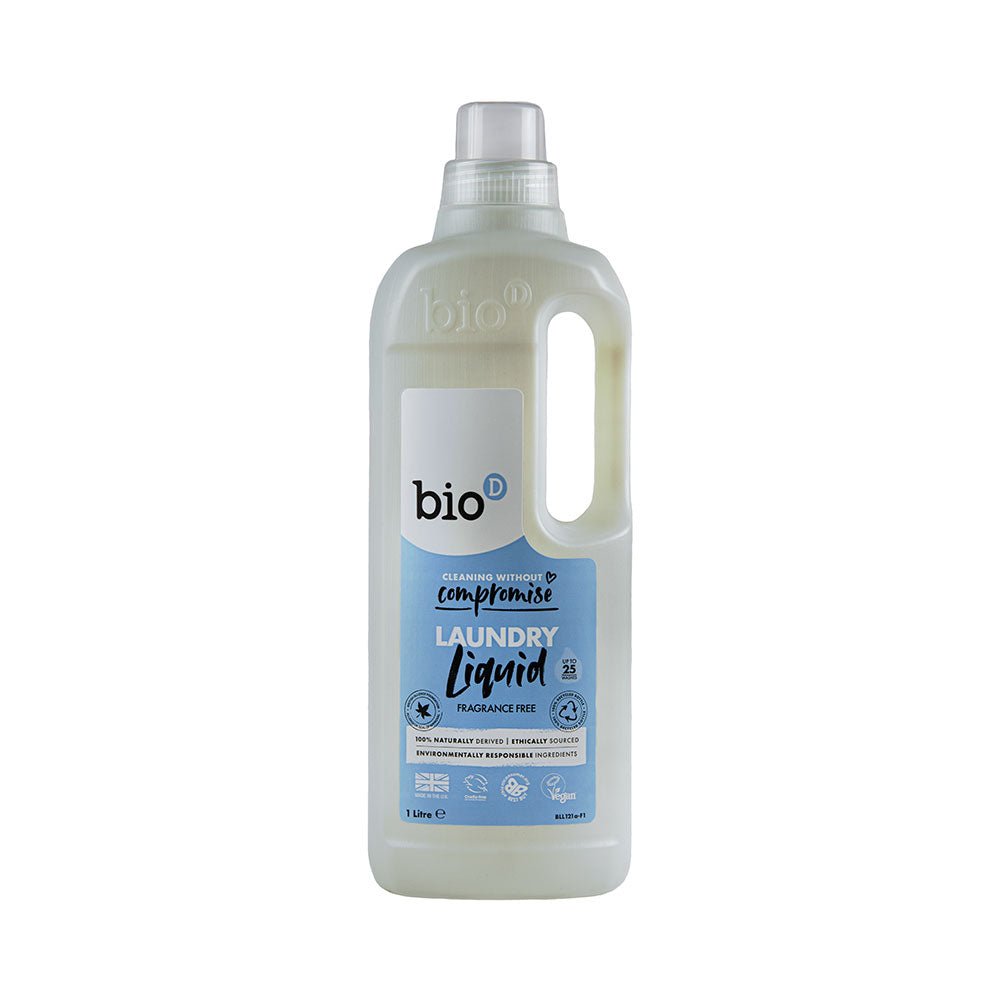 Bio - D Laundry Liquid Fragrance Free - Earthfare Supermarket - 5034938100056
