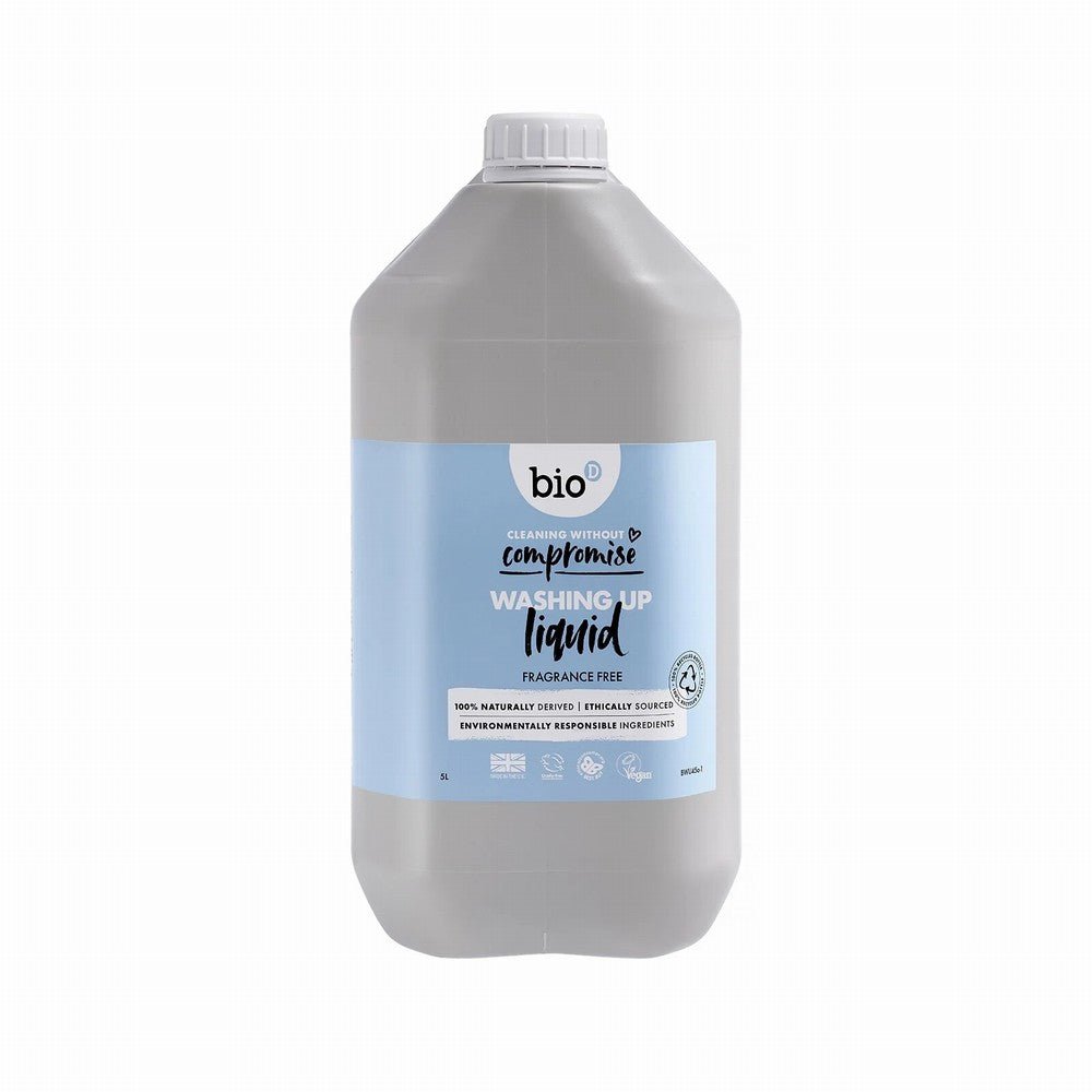 Bio - D Washing Up Liquid 5Ltr - Earthfare Supermarket - 5034938100131