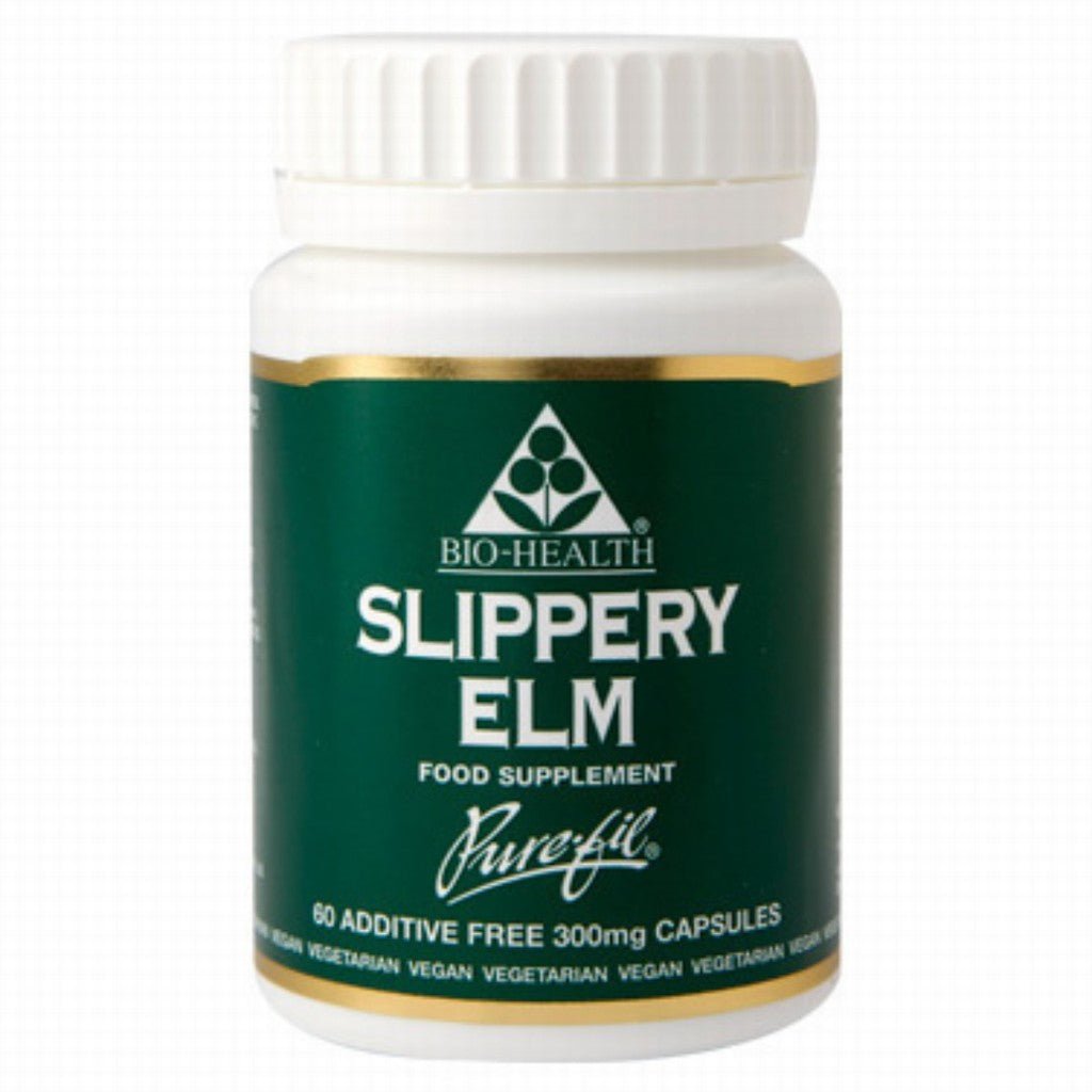 Bio Health Slippery Elm Capsules - Earthfare Supermarket - 5026470555333