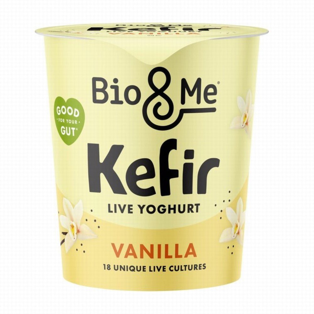 Bio & Me Vanilla Gut Loving Prebiotic Yoghurt 350G - Earthfare Supermarket - 5060853640049