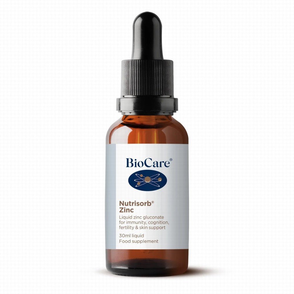 BioCare Nutrisorb Zinc - Earthfare Supermarket - 5033290347307