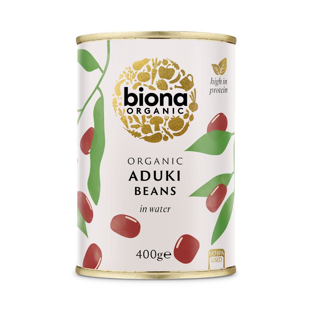 Biona Organic Aduki Beans - Earthfare Supermarket - 5032722308244