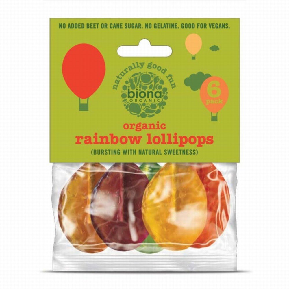 Biona Organic Fruit Lollies No Added Sugar - Earthfare Supermarket - 5032722307087