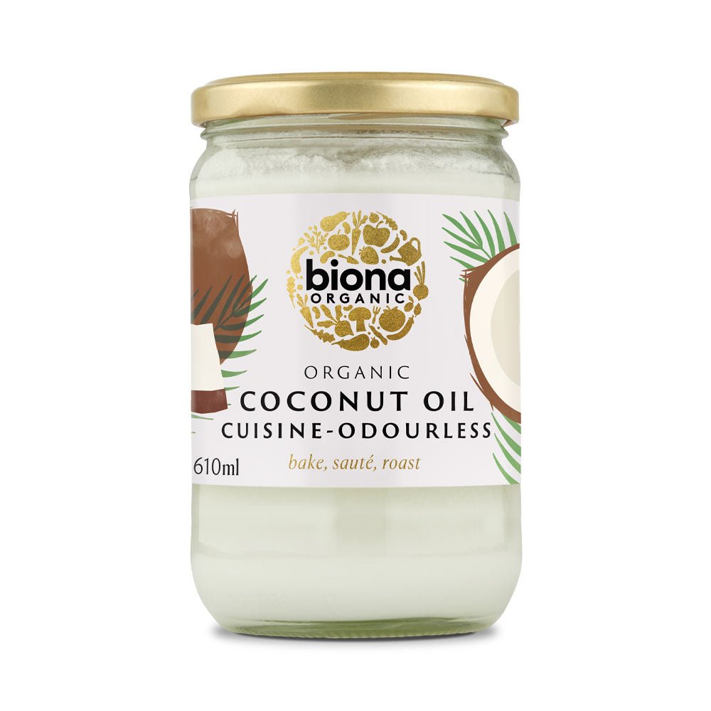 Biona Organic Mild Odourless Coconut Oil Cuisine - Earthfare Supermarket - 5032722313590