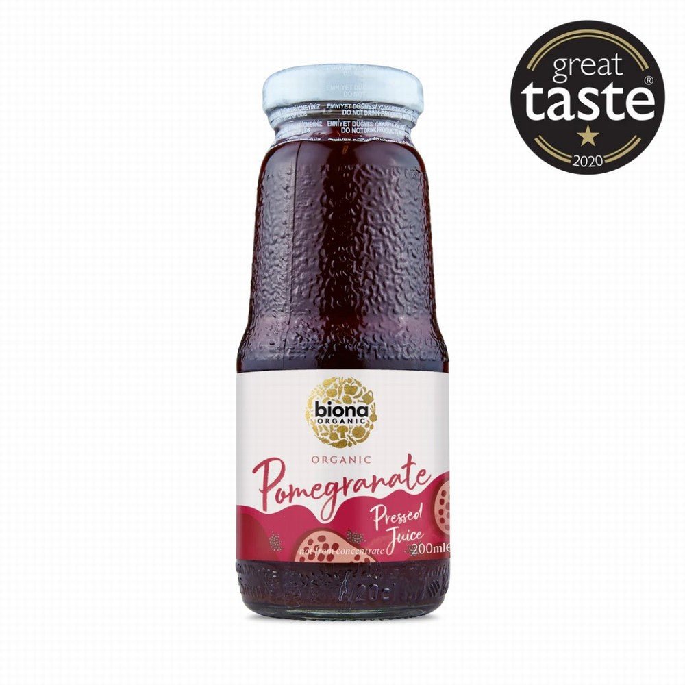 Biona Organic Pomegranate Juice 200ml - Earthfare Supermarket - 5032722308831