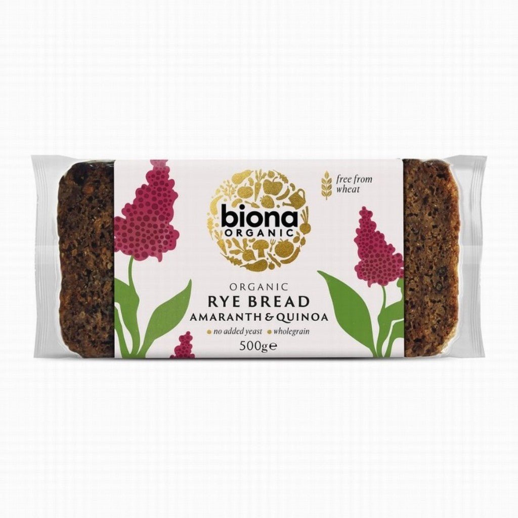 Biona Organic Rye Bread Amaranth Quinoa - Earthfare Supermarket - 5032722305953