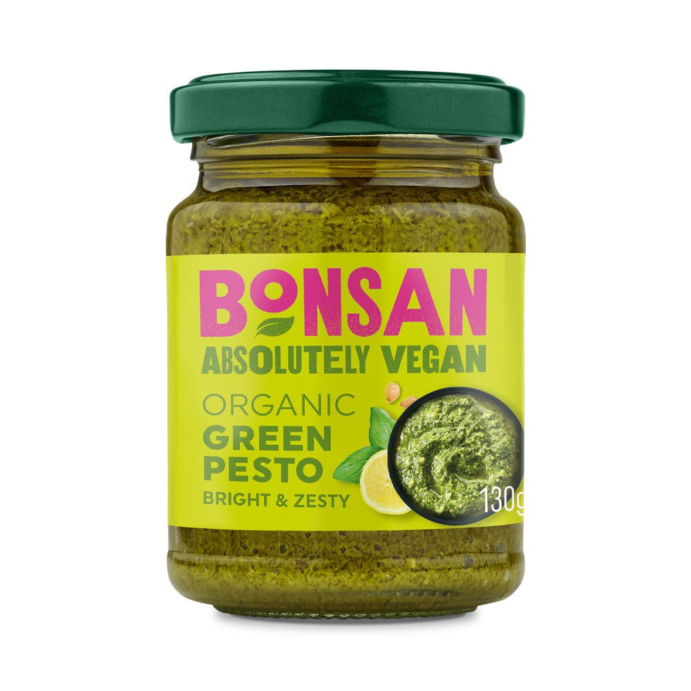 Bonsan Organic Vegan Green Pesto - Earthfare Supermarket - 5032722317413