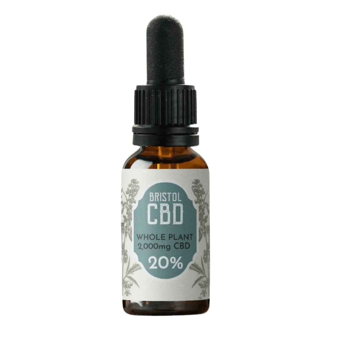Bristol CBD Whole Plant CBD Oil 20% Dropper Bottle 10ml - Earthfare Supermarket - 0769577787508