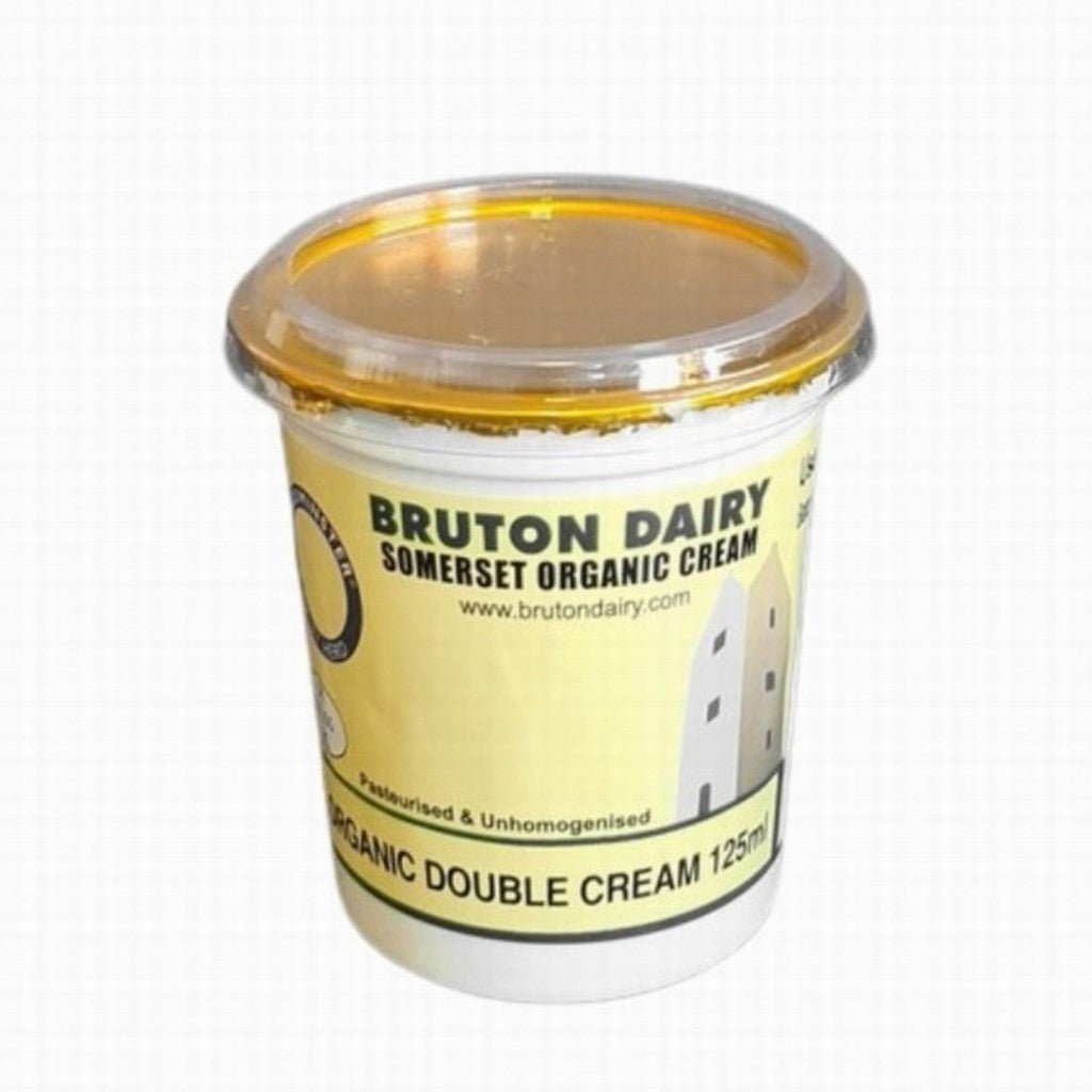 Bruton Dairy Organic Double Cream 125Ml - Earthfare Supermarket - 5060433710414