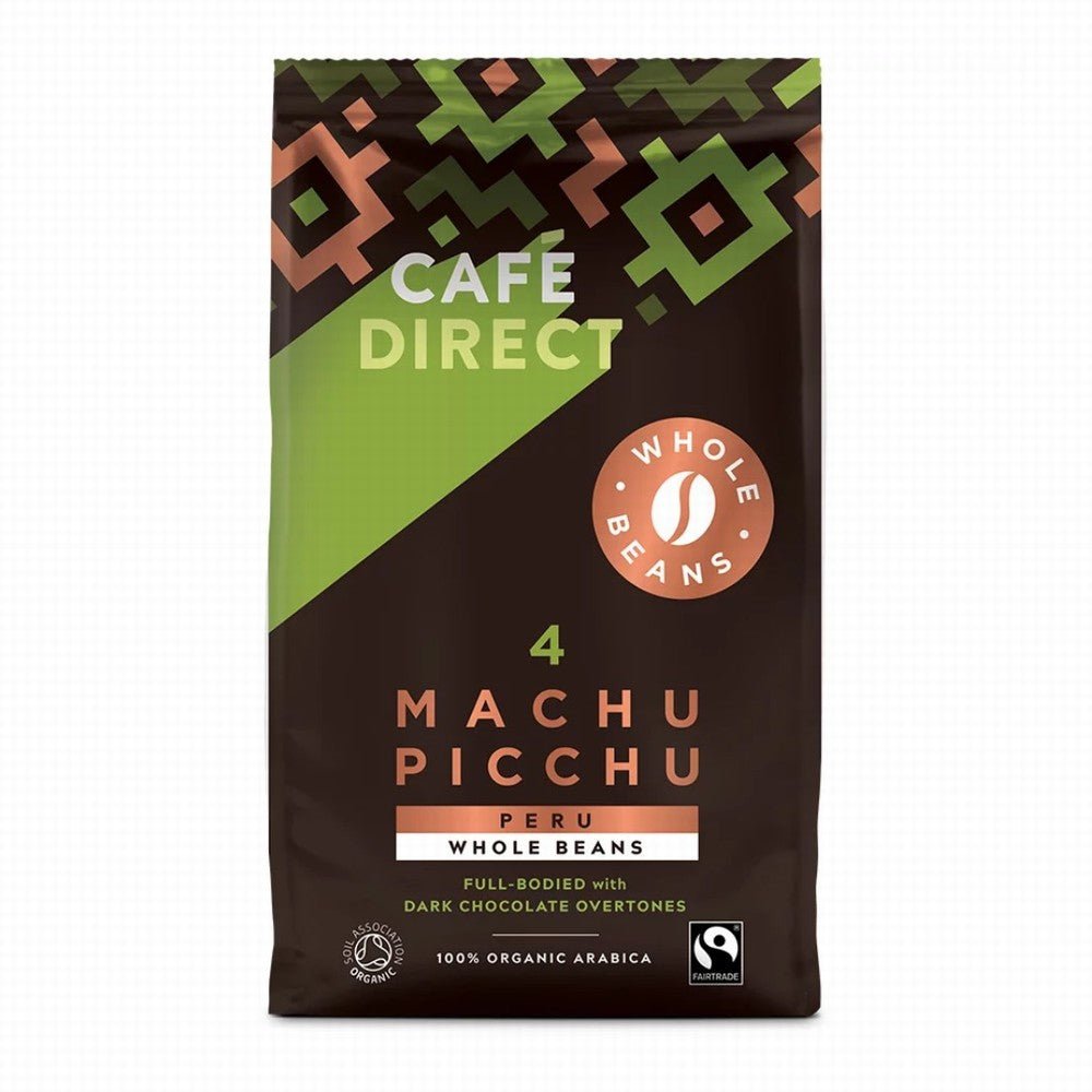 Cafe Direct Organic Machu Picchu Coffee Beans 750G - Earthfare Supermarket - 5060198252358