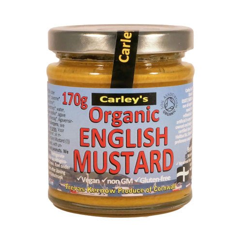 Carley's Organic English Mustard 170g - Earthfare Supermarket - 5055052620121