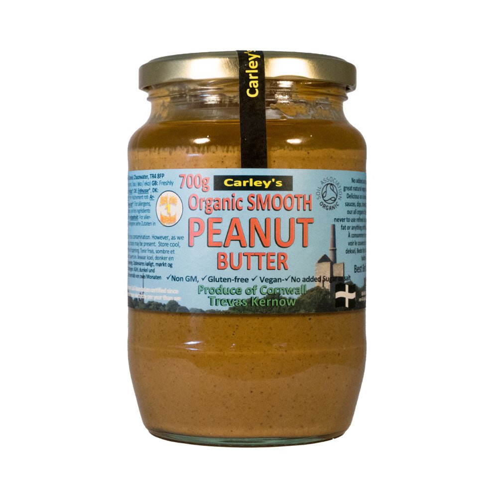Carleys Organic Peanut Butter Smooth - Earthfare Supermarket - 5055052620398