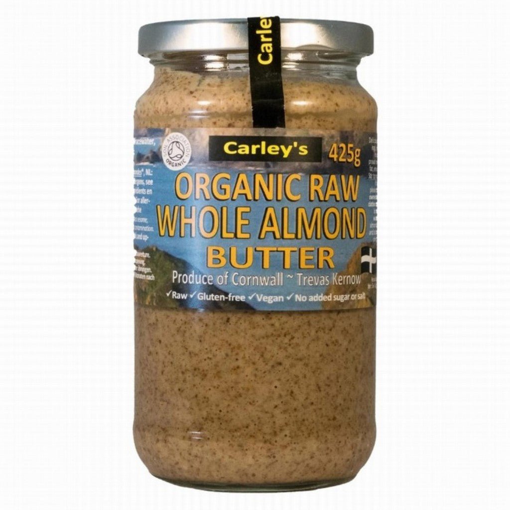 Carleys Organic Raw Almond Butter 500g - Earthfare Supermarket - 5055052606903