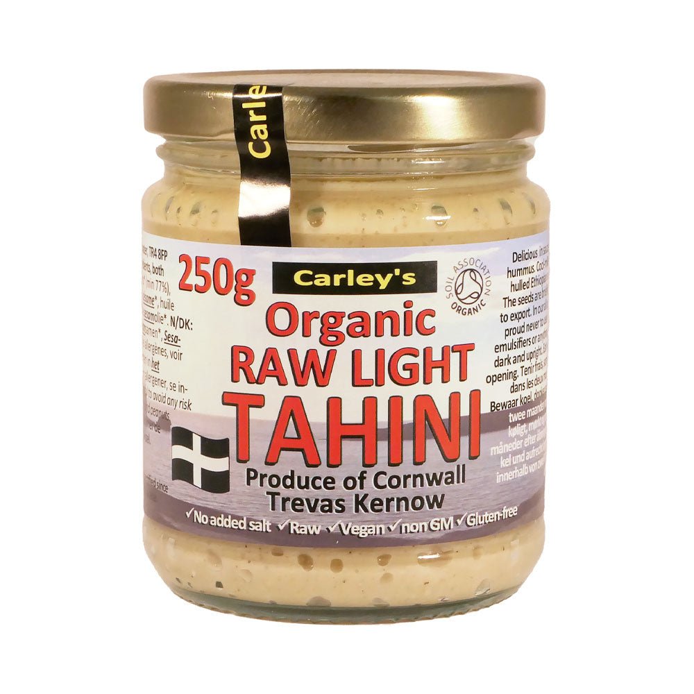 Carleys Organic Raw Light Tahini 250G - Earthfare Supermarket - 5055052618869
