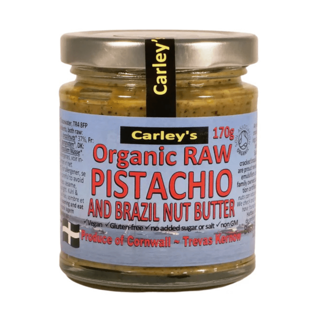 Carleys Organic Raw Pistachio and Brazil Nut Butter - Earthfare Supermarket - 5055052620138