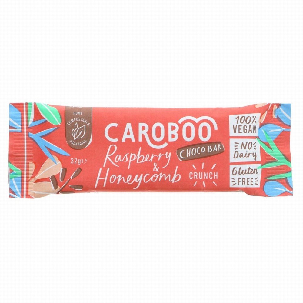 Caroboo Choco Bar Raspberry & Honeycomb - Earthfare Supermarket - 5060742480121