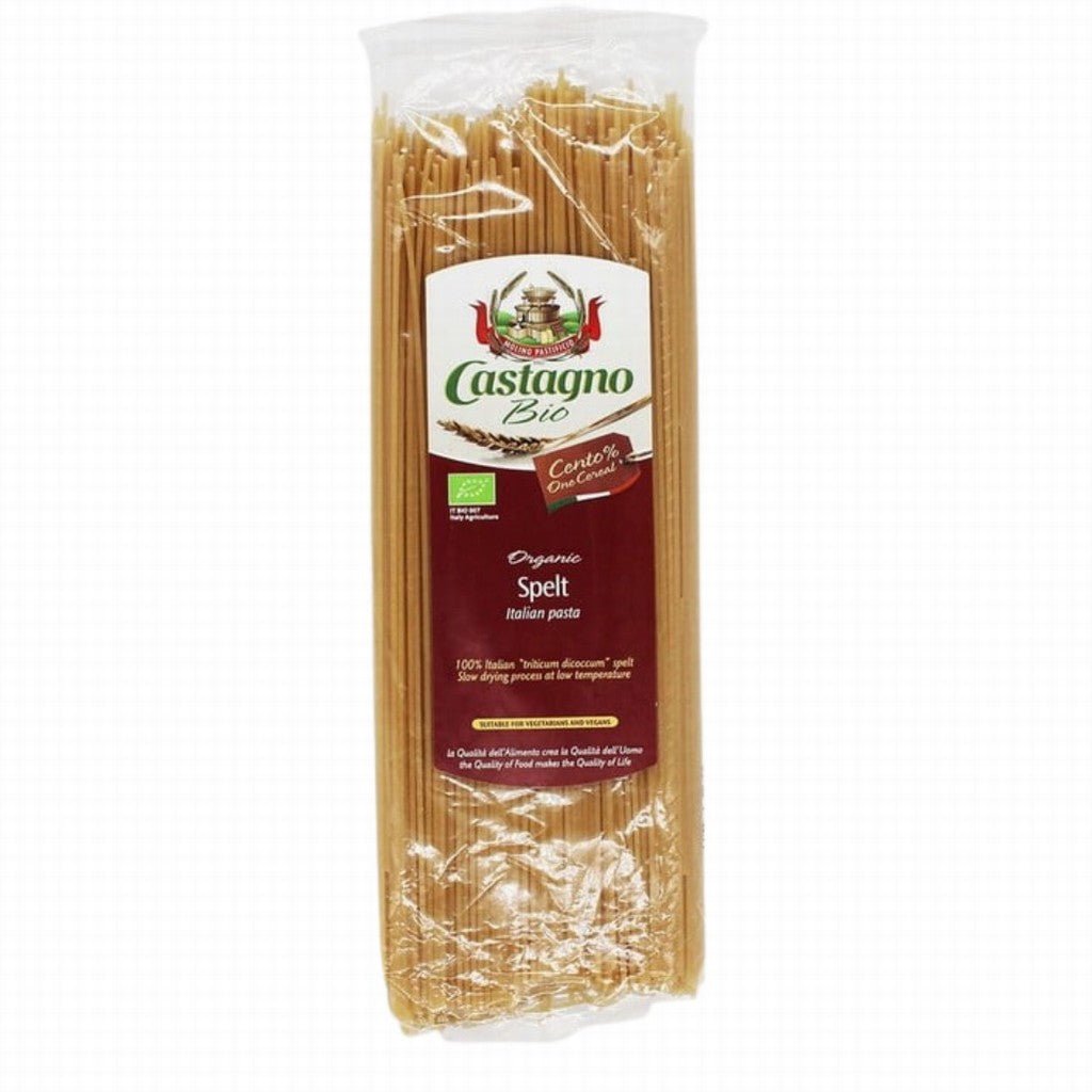 Castagno Organic Spelt White Spaghetti 500g - Earthfare Supermarket - 8013885051625
