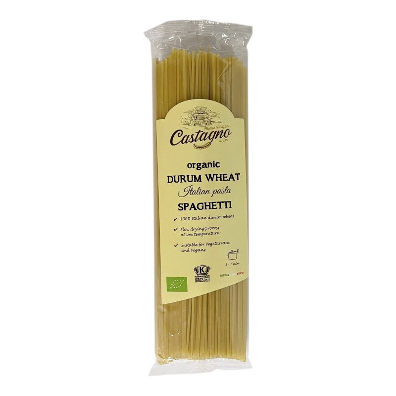 Castagno Organic Whole Durum Wheat Spaghetti - Earthfare Supermarket - 8013885030224