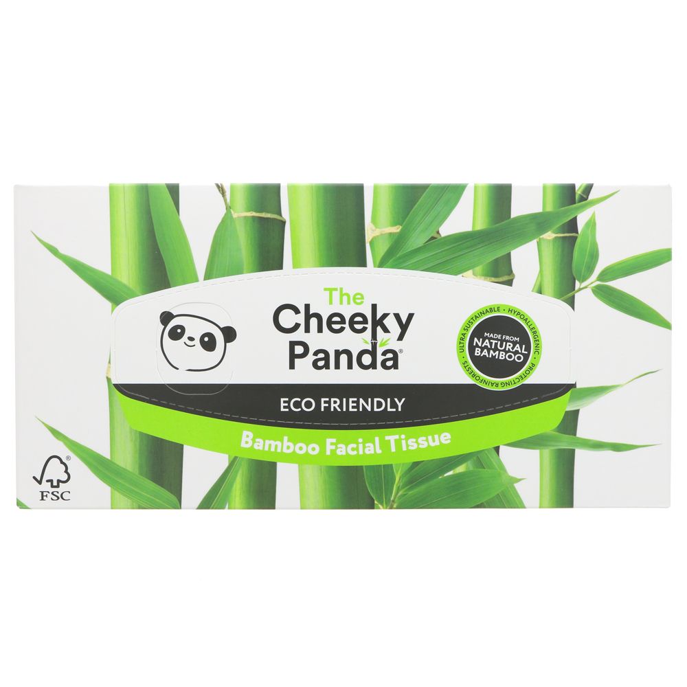 Cheeky Panda Bamboo Tissue Flat Box - Earthfare Supermarket - 0841161106299