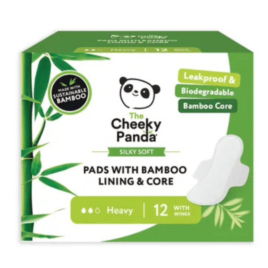Cheeky Panda Biodegradable Bamboo Liner Core Heavy Pads - Earthfare Supermarket - 5060561631537