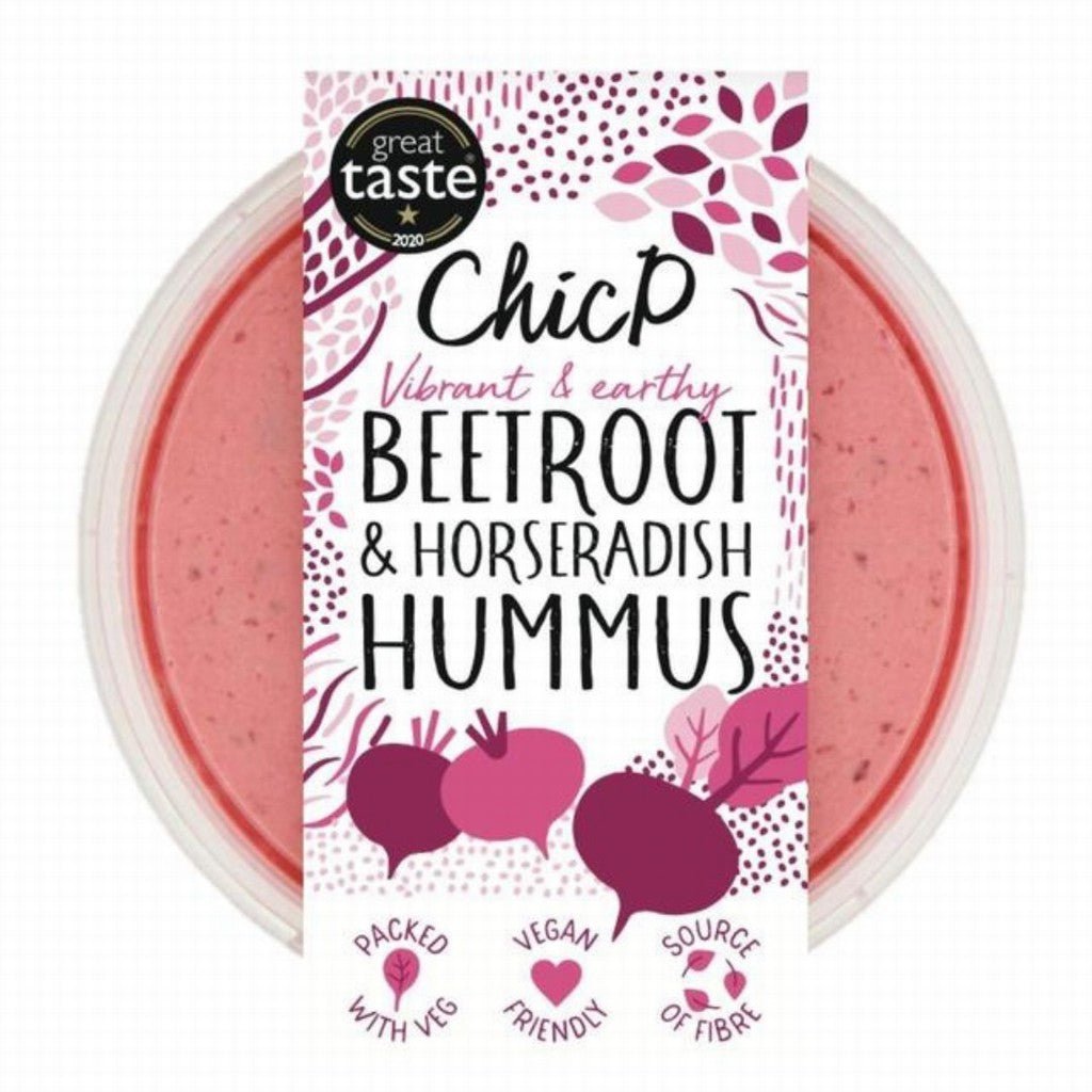 Chicp Beetroot & Horseradish Houmous - Earthfare Supermarket - 0701197805644