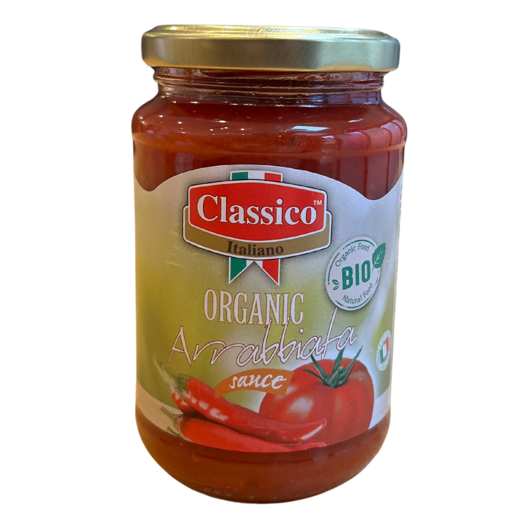 Classico Organic Arrabiata Sauce 350G - Earthfare Supermarket - 8029363759419