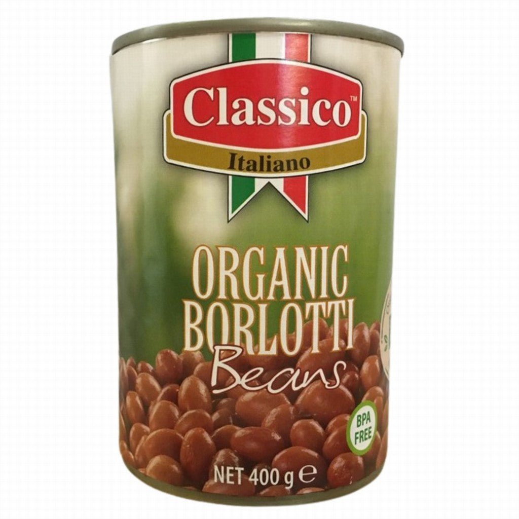 Classico Organic Borlotti Beans - Earthfare Supermarket - 8029363266115