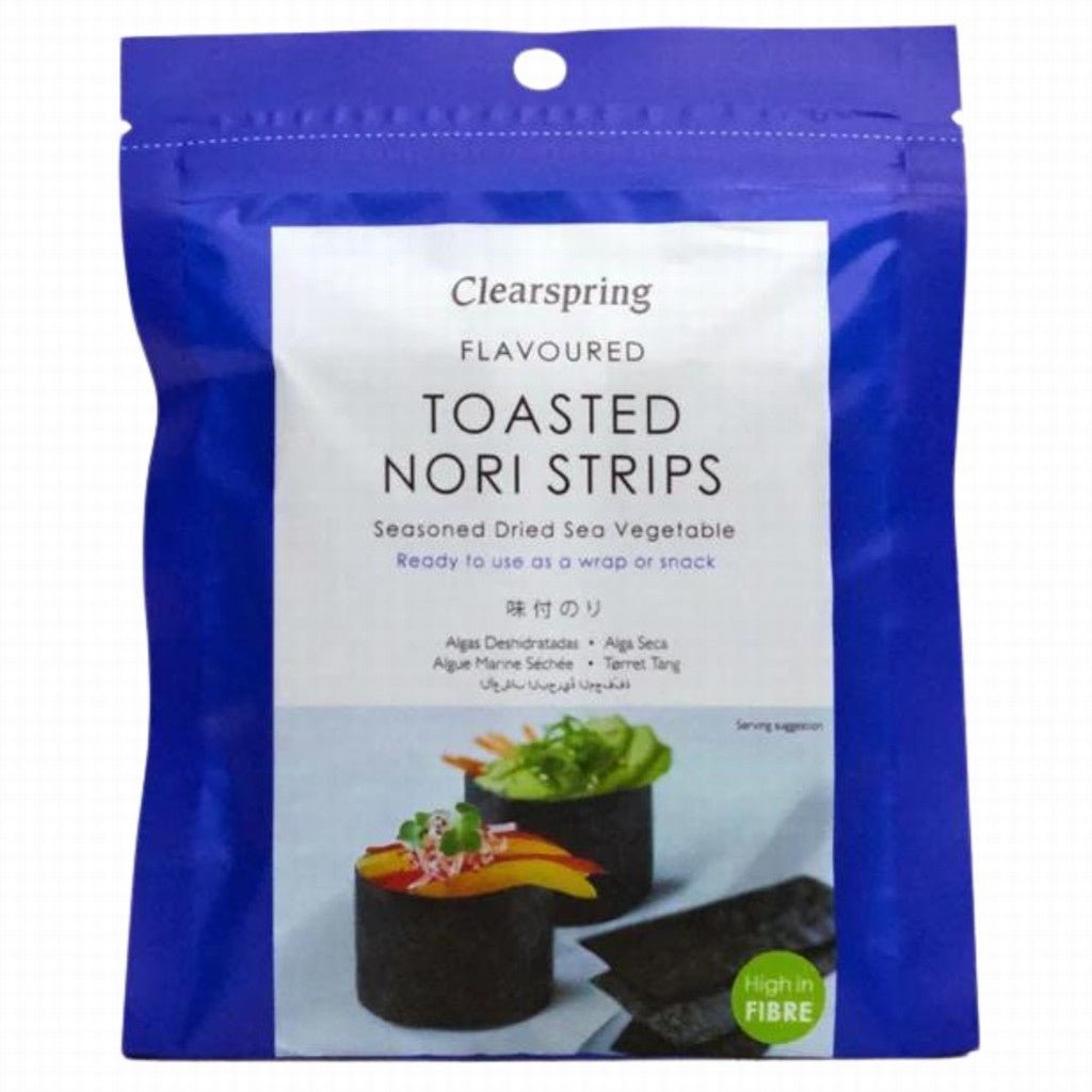 Clearspring Flavoured Toasted Nori Strips - Earthfare Supermarket - 5021554970026
