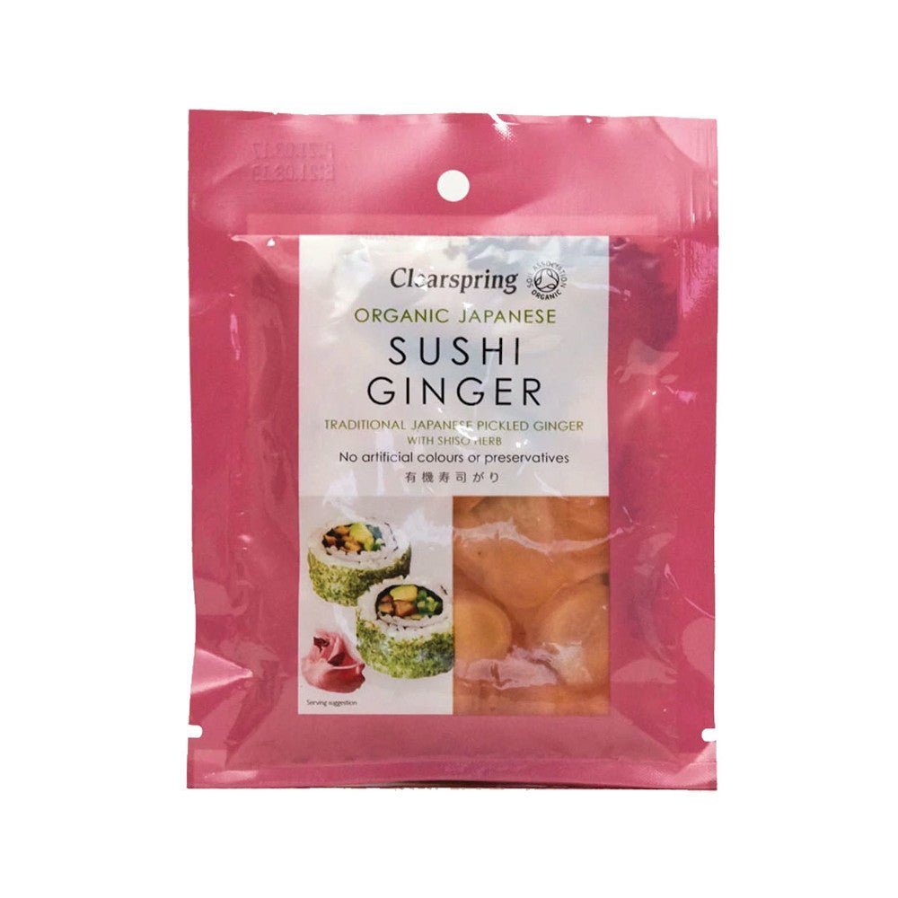 Clearspring Japanese Sushi Ginger - Earthfare Supermarket - 5021554989509