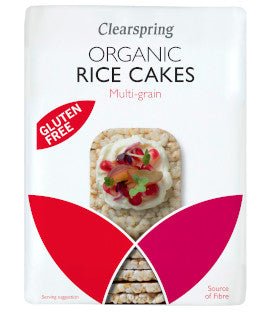 Clearspring Organic Rice Cakes Multi Grain 130g - Earthfare Supermarket - 5021554000358