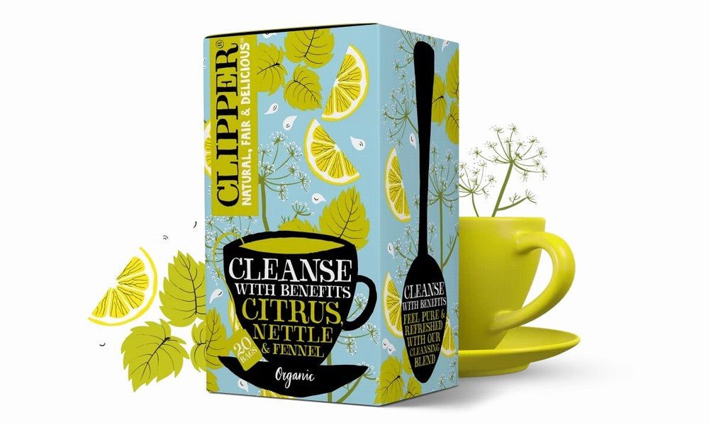 Clipper Organic Cleanse With Benefits - Earthfare Supermarket - 5021991943324
