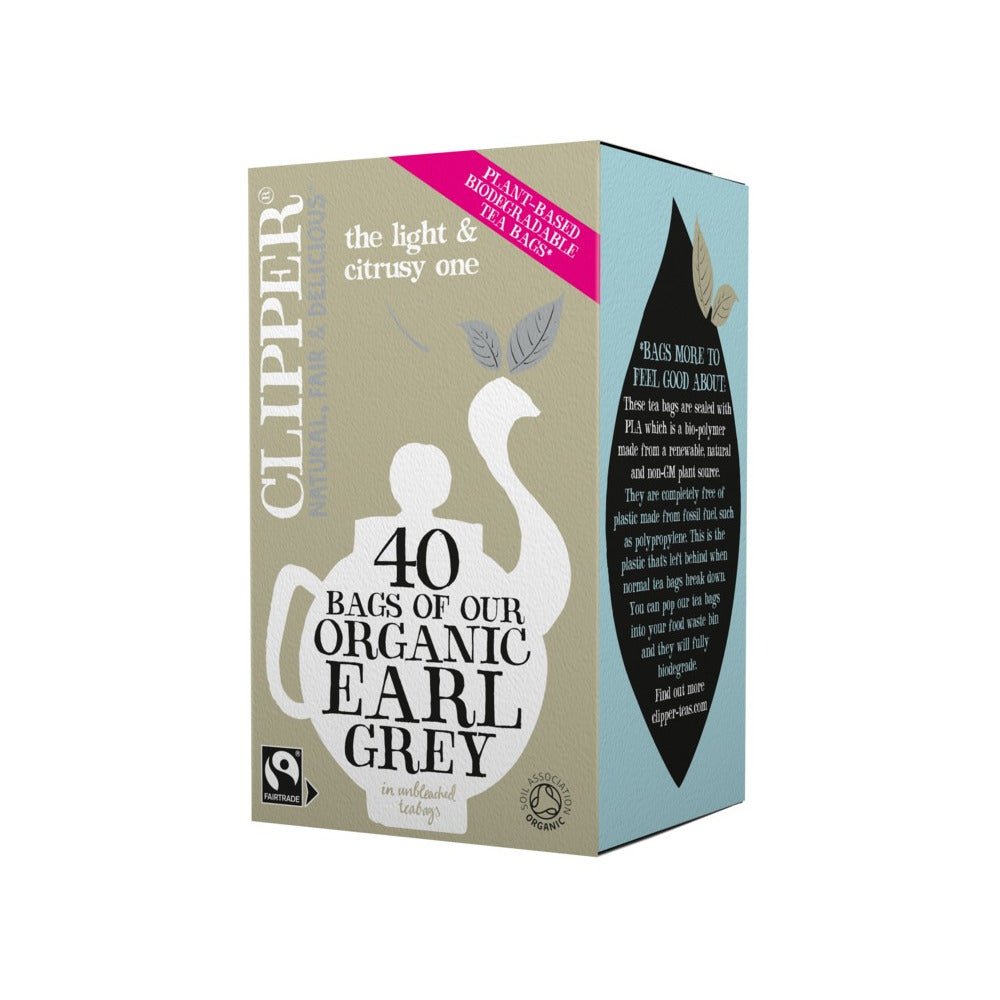 Clipper Organic Earl Grey 40 bags - Earthfare Supermarket - 5021991942624